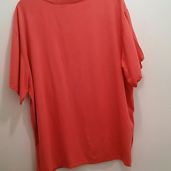 Express coral 100% rayon top, size L - Picture 4 of 5